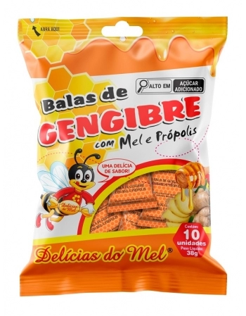 BALAS GENGIBRE/MEL C/10 38G SUN LAB (BALAS BELA VISTA)