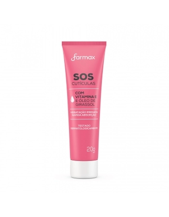 SOS CUTICULAS C/VIT.E+ OLEO GIRASSOL 20G