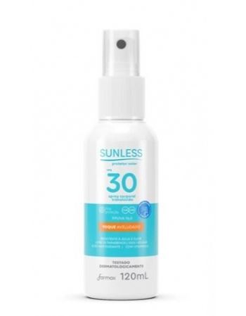 PROT.SUNLESS TRANSLUCIDO FPS 30 120ML SPRAY T.AVELUDADO