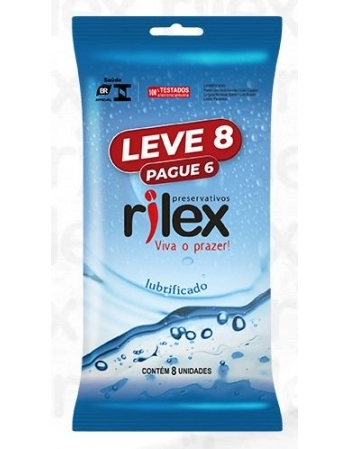 PRESERVATIVO RILEX LUBRIFICADO LV8PG6