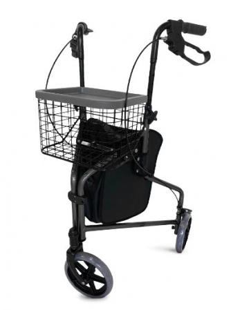 ANDADOR ALU.TRICICLO DOBRAVEL C/RODA(SC301)