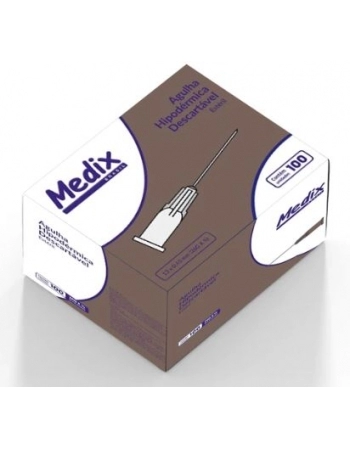 AGULHA DESCARTAVEL P/INSULINA 13 X 4,5 C/100 UND (MEDIX)