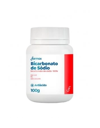 BICARBONATO DE SODIO PO 100G POTE (FARMAX)