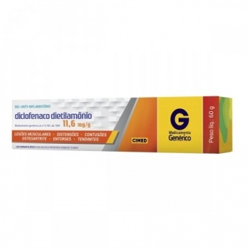 DICLOFENACO DIETILAMONIO GEL 60G (CIMED)