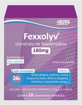 FEXXOLYV 180MG C/10CPR FEXOFENADINA