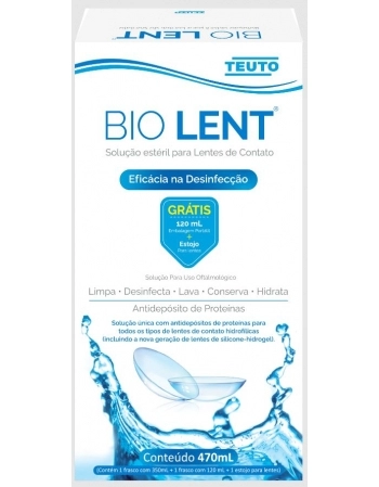 KIT BIO LENT 350+120ML SOL.P/LENTES