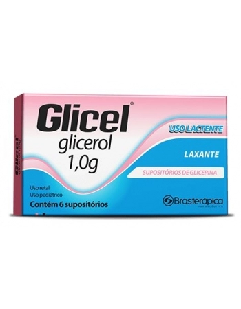 SUPOSITORIO DE GLICERINA P/LACTENTE C/6 UND (BRASTERAPICA)