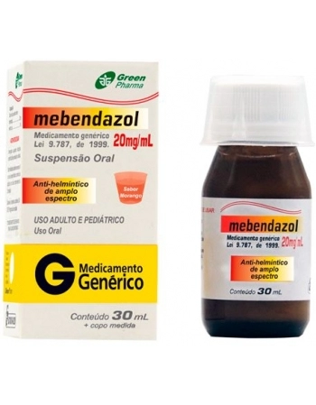 MEBENDAZOL SUSPENSAO 30ML (GREEN PHARMA)