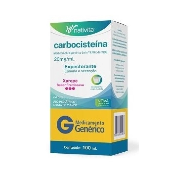 CARBOCISTEINA XAROPE INFANTIL 100ML (NATIVITA)