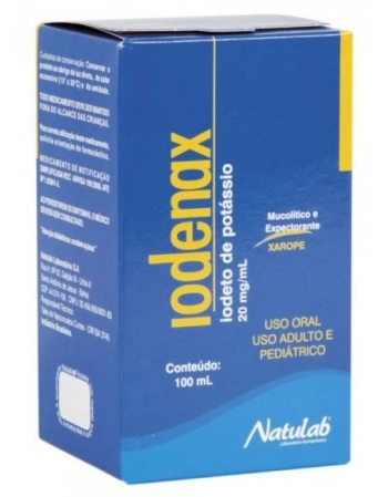 IODENAX SUSPENSAO 100ML IODETO POTASSIO (NATULAB)