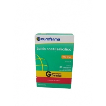 ACIDO ACETILSALICILICO 100MG C/30CPR A.A.S.