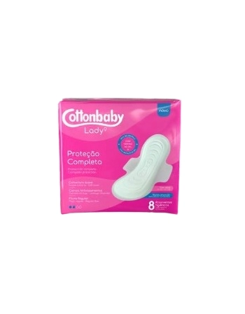 ABSORVENTE COTTONBABY LADY C/ ABAS C/8