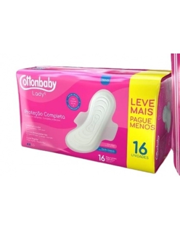 ABSORVENTE COTTONBABY LADY C/ ABAS C/16