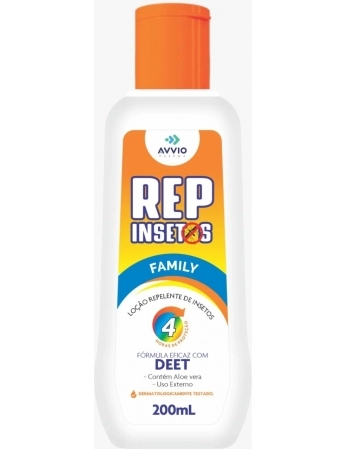 REPELENTE LOCAO INSETOS DEET FAMILIA 200ML