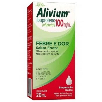 ALIVIUM 100MG GOTAS 20ML FRUTAS IBUPROFENO