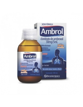 AMBROL XAROPE ADULTO 100ML AMBROXOL (BRASTERAPICA)