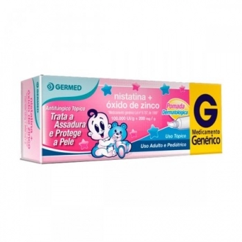 NISTATINA + OXIDO DE ZINCO POMADA 60G (GERMED)