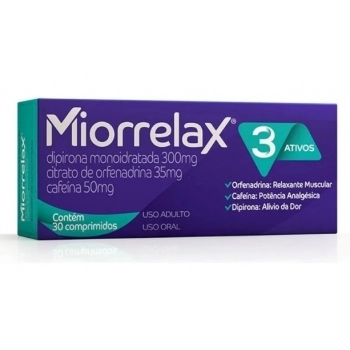 MIORRELAX C/3OCPR DIP+CAF+ORFEN