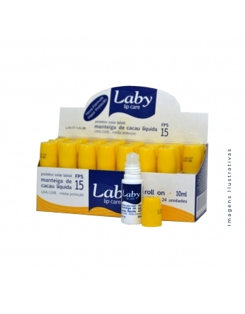MANTEIGA CACAU ROLLON 10ML C/24 LABY (BRAVIR)