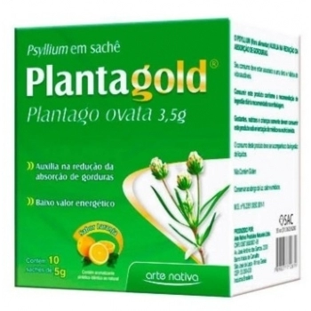 PLANTA GOLD C/10 SACHE 5G LARANJA PSYLLIUM