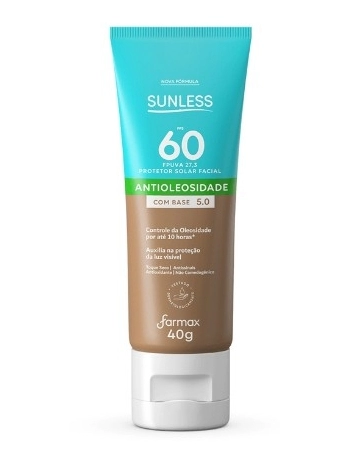 PROT.SUNLESS FACIAL FPS 60 COR 5.0 40G