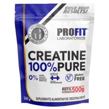CREATINE POWDER 100% PURE 500G REFIL