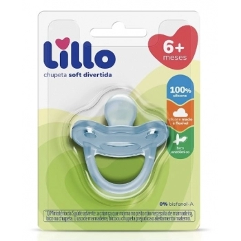 CHUPETA T2 (639021) SOFT DIVERT.100% SIL.AZUL