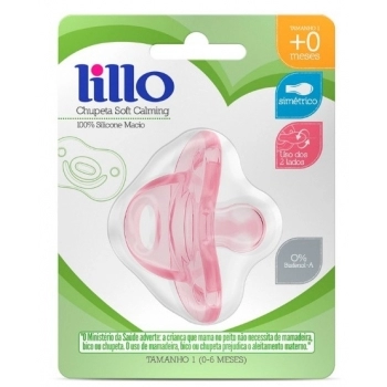 CHUPETA T1 (638931) SOFT DIVERT.100% SIL.ROSA