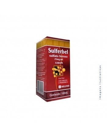SULFERBEL SUSPENSAO 100ML SULFATO FERROSO (BELFAR)