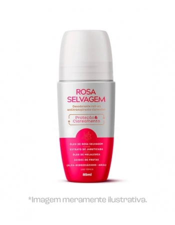 DESOD.ROSA SELVAGEM CLAREADOR ROLL-ON 85ML