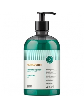 SABONETE LIQUIDO HIDRADERM ERVA DOCE 480ML (FARMAX)