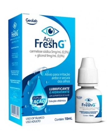ACU FRESH 0,5 COLIRIO 10ML CARMELOSE+GLICEROL