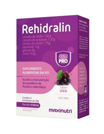 REHIDRALIN PO REID.UVA C/4