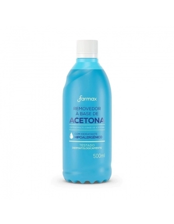 REMOVEDOR ESMALTE 500ML C/ACETONA