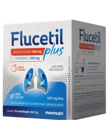 FLUCETIL 600MG C/16ENV.ACETILCISTEINA+VIT.C 500MG