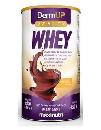 DERMUP BEAUTY WHEY 450G CACAU