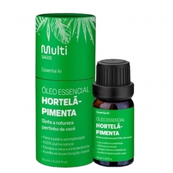 OLEO ESSENCIAL HORTELÃ-PIMENTA 10ML