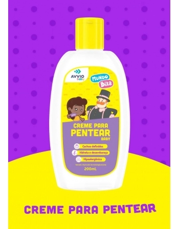 CREME P/PENTEAR BABY E INFANTIL MUNDO BITA 200ML