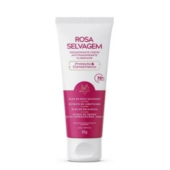 DESOD CREME ROSA SELVAGEM CLAREADOR 85G