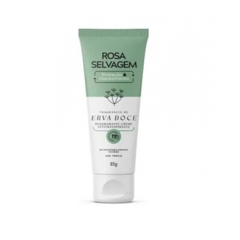 DESOD CREME ROSA SELVAGEM ERVA DOCE 85G