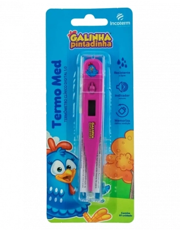 TERMOMETRO DIGITAL GALINHA PINT.PINK