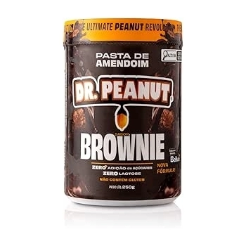 PASTA DE AMENDOIM DR.PEANUT BROWNIE 250G