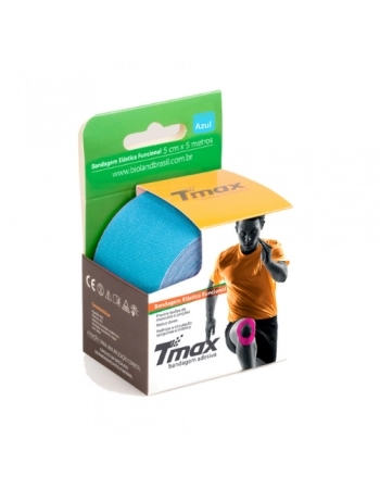 FITA DE KINESIO 5M X 5CM AZUL TMAX (CONTROLLER)