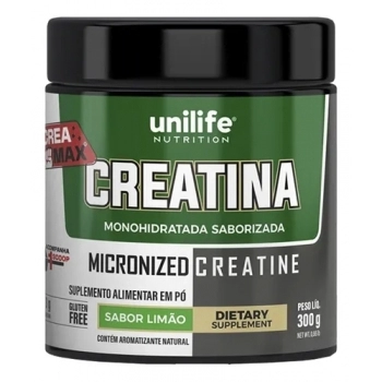 CREATINA PURA ATP MONOHIDRATADA PO SABOR LIMAO 300 GR