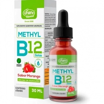 METHYL B12 BIOVITON SABOR MORANGO GTS 30ML