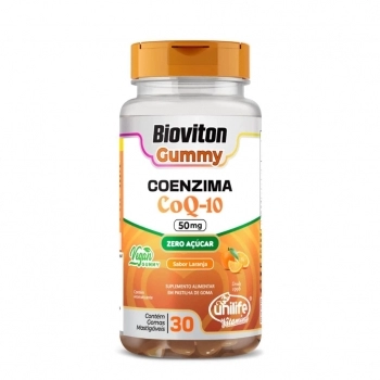GUMMY COENZIMA Q10 SABOR LARANJA C/30GOMAS