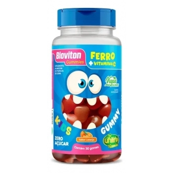 GUMMY FERRO+VIT.C KIDS SABOR LARANJA C/30 GOMAS