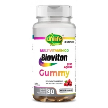 GUMMY MULTIVITAMINICO SABOR FRAMBOESA C/30GOMAS