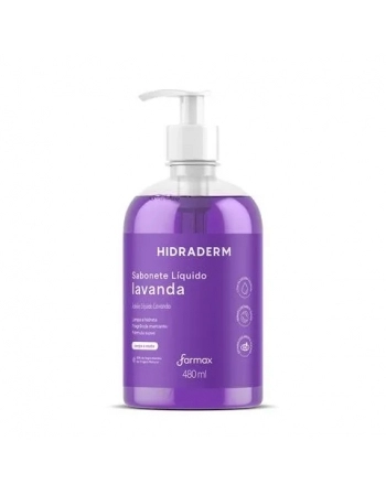 SAB.LIQ.HIDRADERM LAVANDA CORPO E ROSTO 480ML