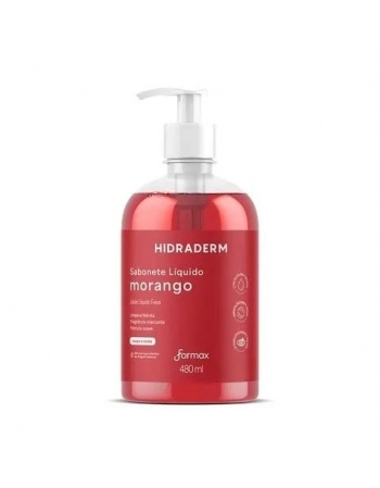 SAB.LIQ.HIDRADERM MORANGO CORPO E ROSTO 480ML